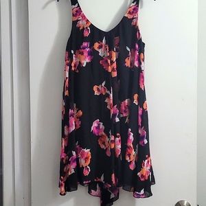 3 for $30 floral black tank dress